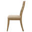 Ensemble de 2 chaises d'appoint en bois de chêne brun Sammy, ensemble de 2 chaises d'appoint, fauteuil d'appoint, fauteuil d'appoint moderne