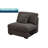 8-piece Upholstered Corner Sectional Sofa, Console with Cup Holders & Storage & USB-904584494
