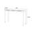 Modern simple rectangular brown console table-852275363