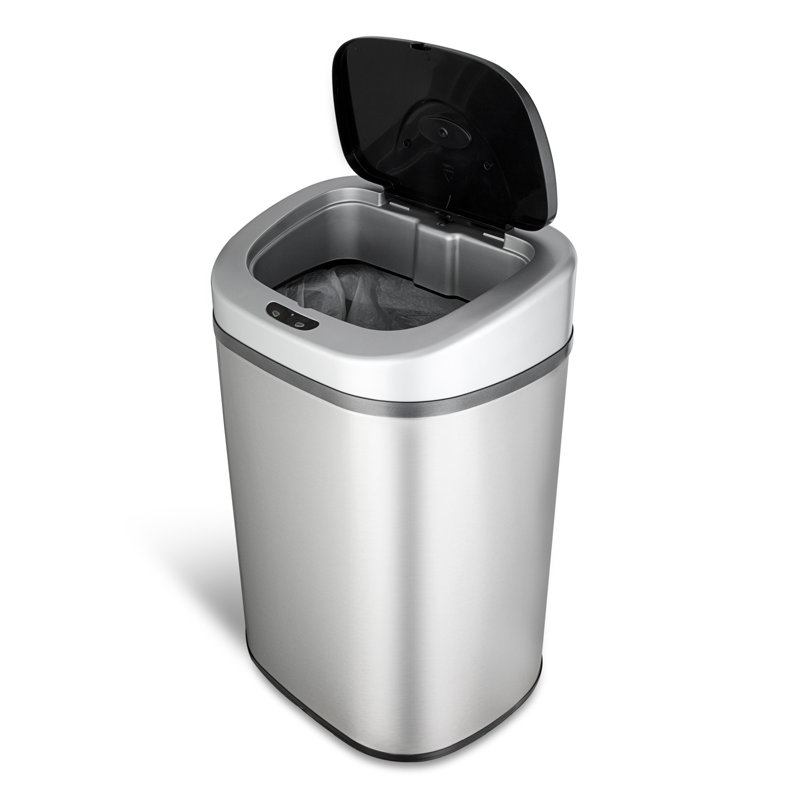 Nine Stars 21 Gallon Stainless Steel Motion Sensor Trash Can