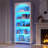 70‘’H Freestanding Bookcase With 3-Color Light Modes And Motion Sensor-439326563