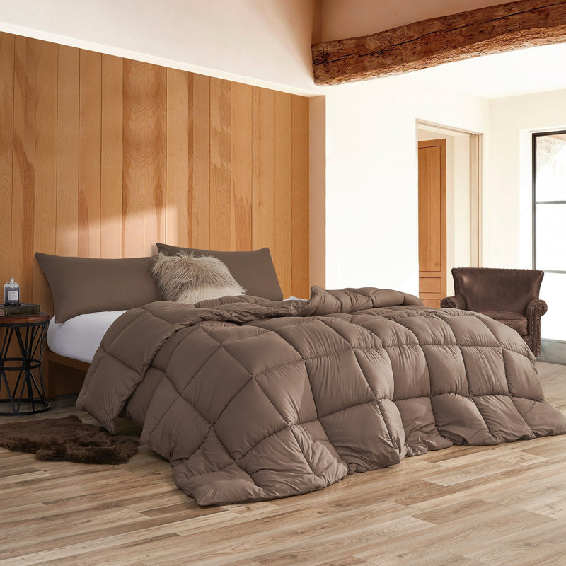 Cool Being Thick - Coma Inducer Oversized Comforter Set, Alaskan King Comforter + 4 Pillow Shams, Brown