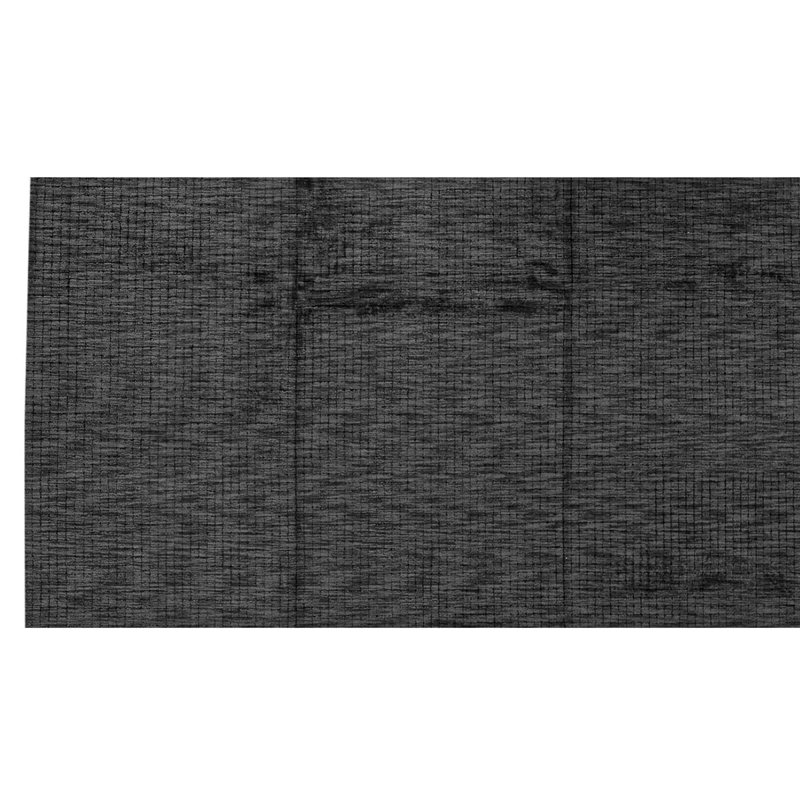 Tapis gris anthracite noué à la main