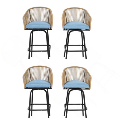 High Back Heavy Duty Lawn Chair Support 250LBS, Portable Collapsible Chair With Cup Holder