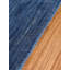 Tapis écologiques tissés à la main en laine tissée à la main - Ronde | Couleur bleue | Conception solide | Tapis de salon, chambre à coucher-71857334