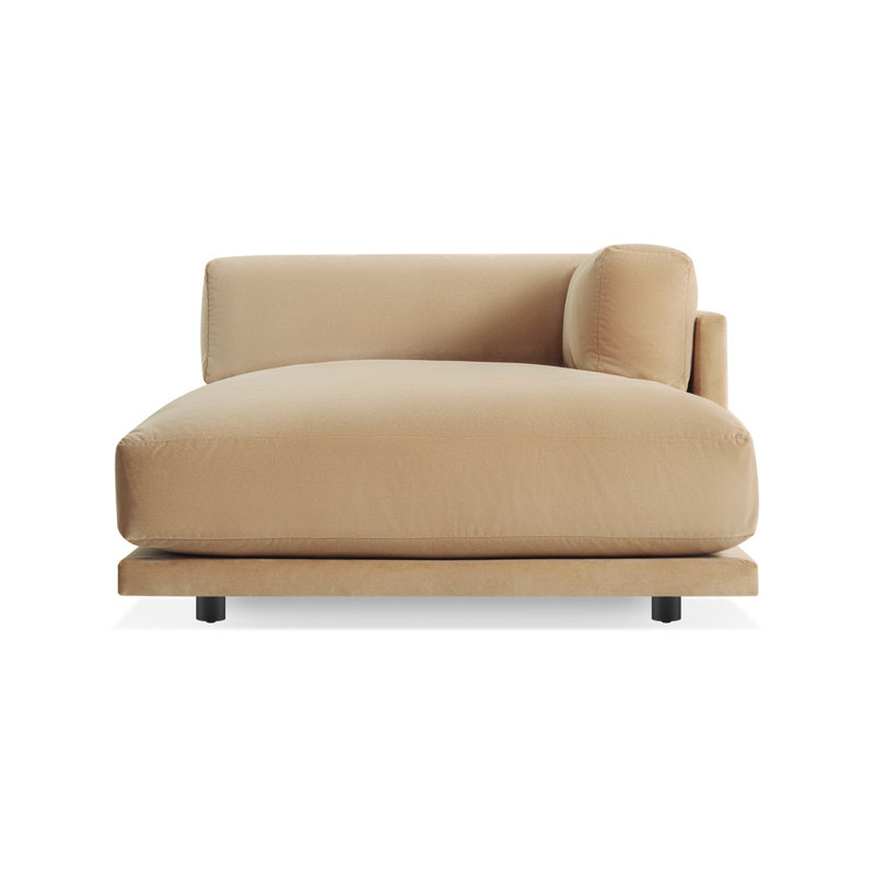 Sunday Chaise Lounge, Right Hand Facing, Sanford Natural Linen
