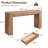 63-Inch Farmhouse Console Table - Rectangular Sofa Table Behind Couch, Entryway Table For Foyer, Hallway, Living Room-998877334