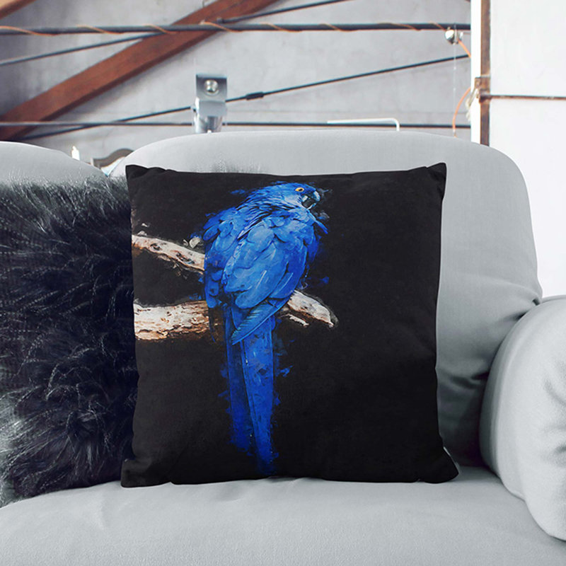 Square Throw Cushion, 40cm H x 40cm W x 15cm D