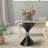  Industrial 18" Black Iron End Table