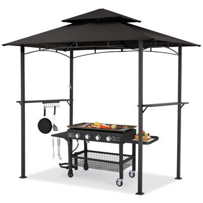 1.5m W x 2.5m D Metal Soft-top Gazebo