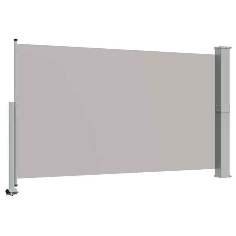 VidaXL Retractable, 55.1'' H x 118.1'' W, Gray