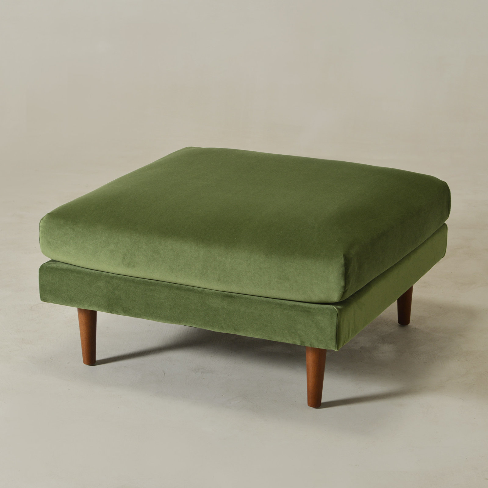 Miller 36" Upholstered Ottoman, Green