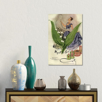 1940s Coty Perfume Magazine Advert 1 Piece Wall Art on Canvas