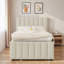 Lit plateforme simple tapissier avec lit gigogne et 3 tiroirs-462412693
