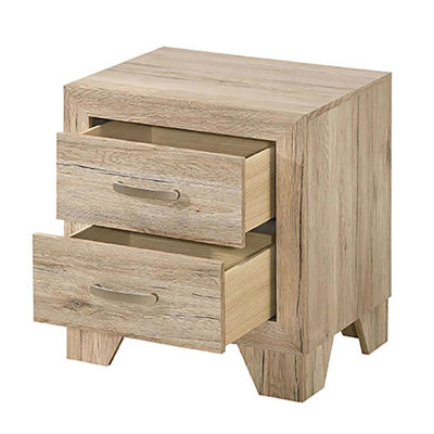 Table de chevet de la chambre à coucher 2 avec glissières singulières et objet métallique personnalisable avec tiroir