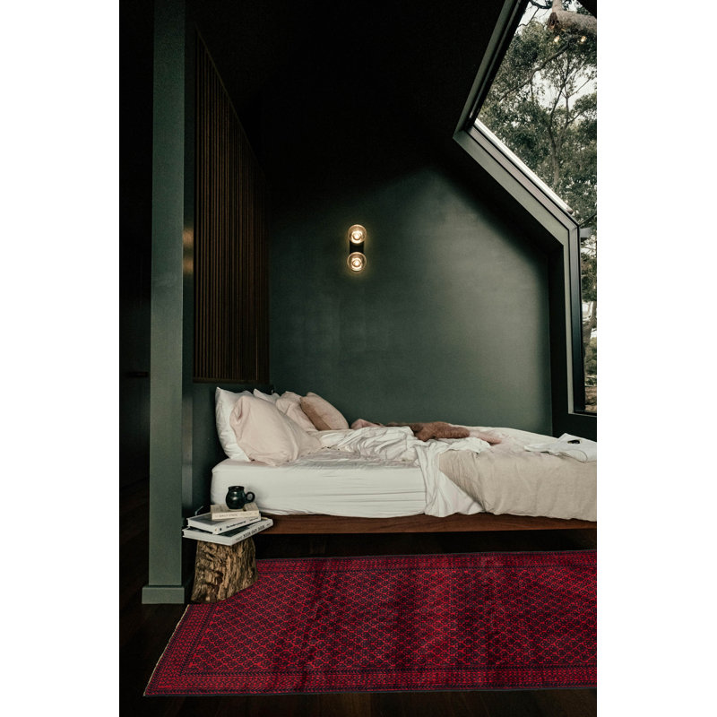 Teimani Red Rug 3'5" x 6'5"