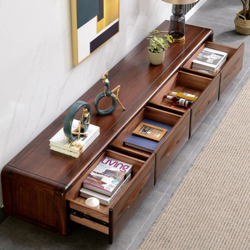 Meuble télé Modern, 13.78"H x 16.54"L x 86.61"W