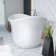DreamLine Montego 60 in. L x 27 in. H White Acrylic Freestanding Bathtub