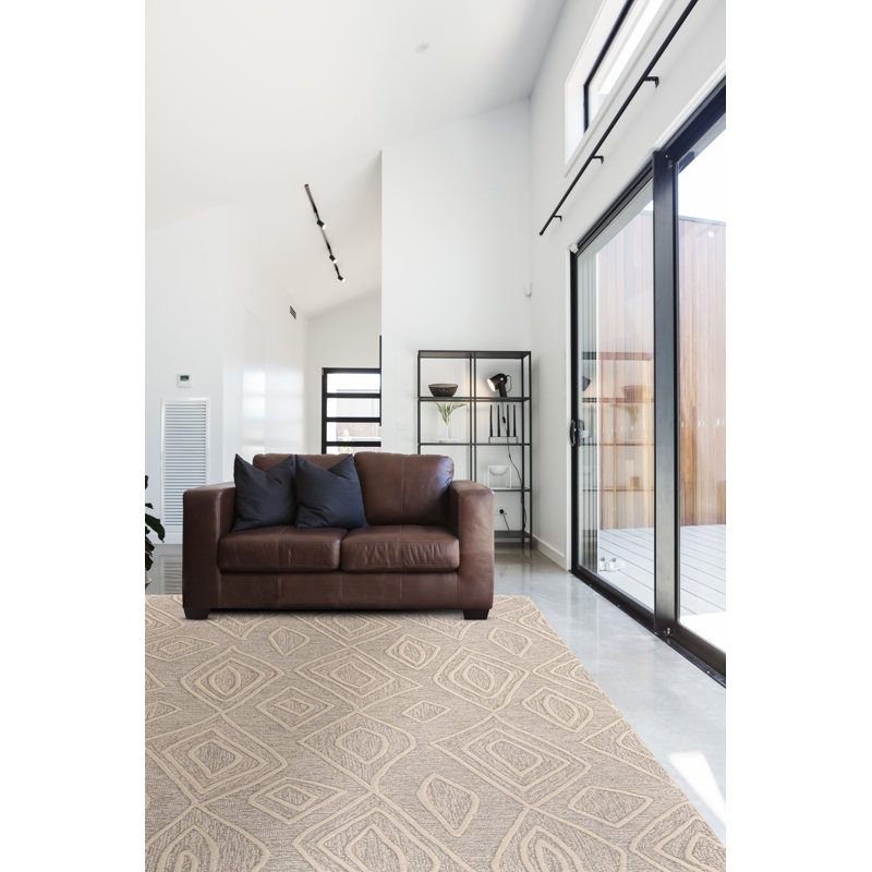 Tapis en laine Kellisha, Rectangle 9 pi 6 po x 13 pi 6 po