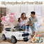 Voiture électrique 12 V Shelby pour enfants, jouets à monter avec télécommande, musique Bluetooth, 3 vitesses réglables, panneaux multiples, lumières à DEL, amortisseurs, ceinture de sécurité-118612835