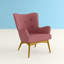 Holli Upholstered Wingback Chair-25310180