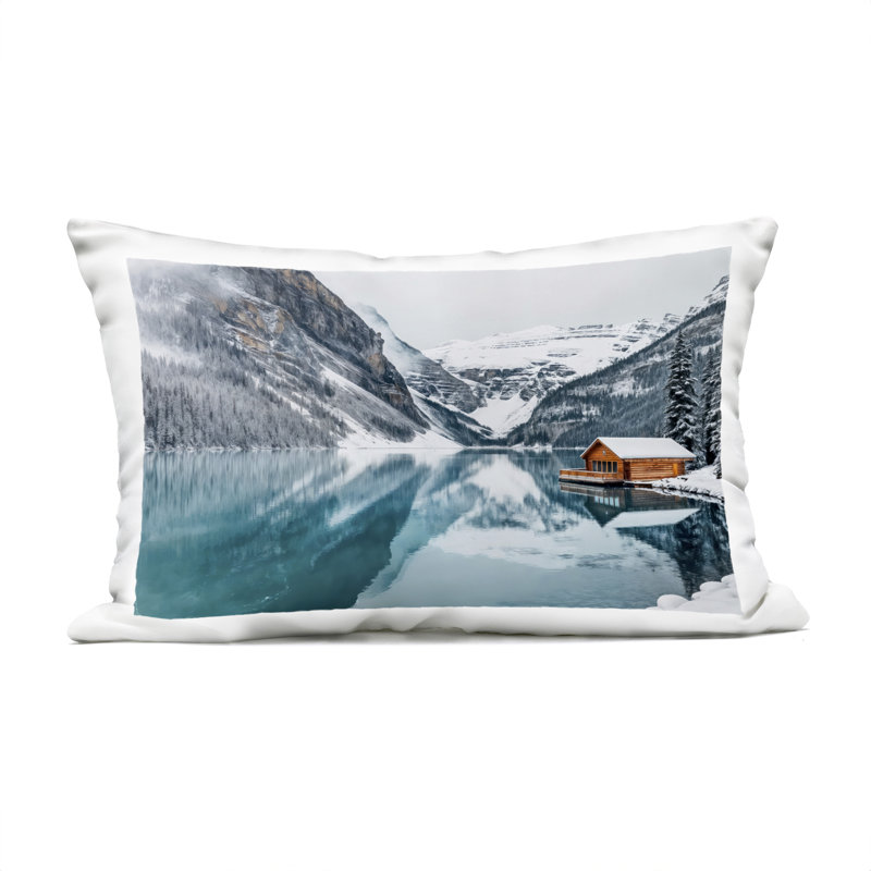 Coussin imprimé Snow Lake