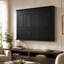 Meuble télé Troian l 65,7 po avec 4 portes, armoire en bois pour écrans 60 po Troian