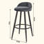 Aaser Upholstered Counter Stool with Metal Frame-990136760