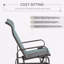 Chaise longue, chaise berçante simple