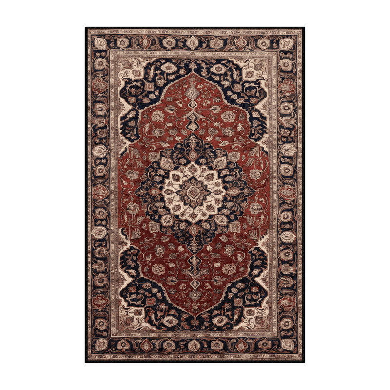 Tapis brun lavable à la machine, Tapis de couloir 2 pi x 5 pi