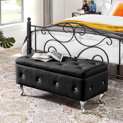 Banc de rangement repose-pieds