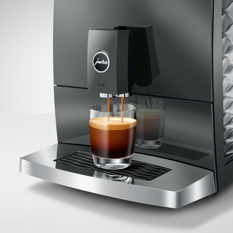 C9 Coffee And Espresso Machine, Dark Inox