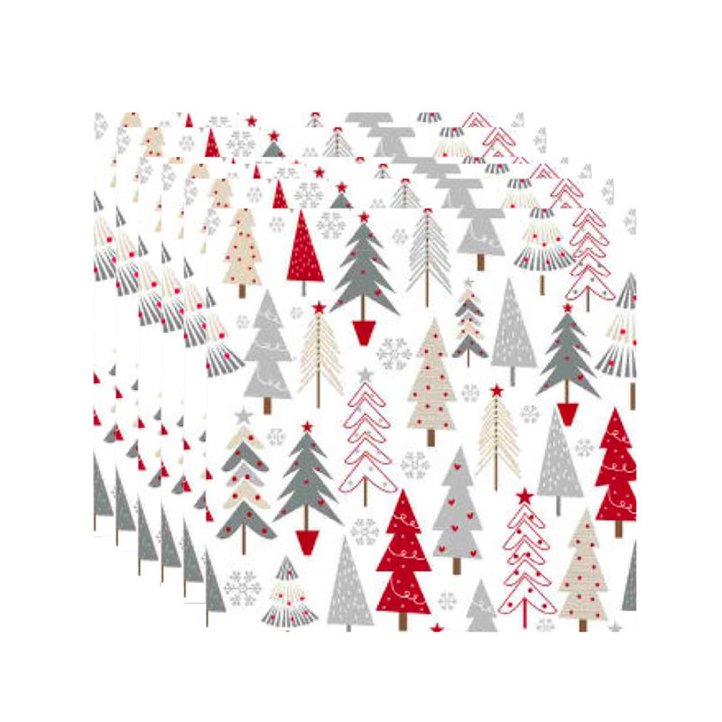 20 Pack Luncheon 3 Ply Napkin (Winter Forest) - Set Of 6