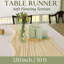 Chemin de table 10 pi Beige