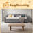 Twin Size Upholstered Daybed With Storage Armrests And USB Port-321168323