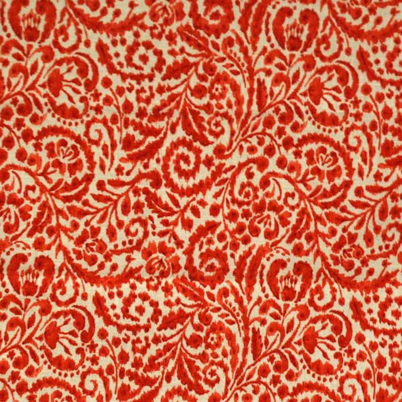 Wesco Flatter Me Fabric, Coral