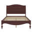 Base de lit plateforme Classic Classic avec tête de lit arquée en bois-2118605228-2118605231