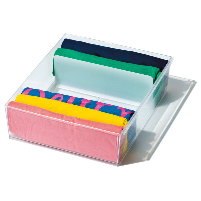  3.74" H x 10.63" W x 12.99" D Closet Drawer Organizer