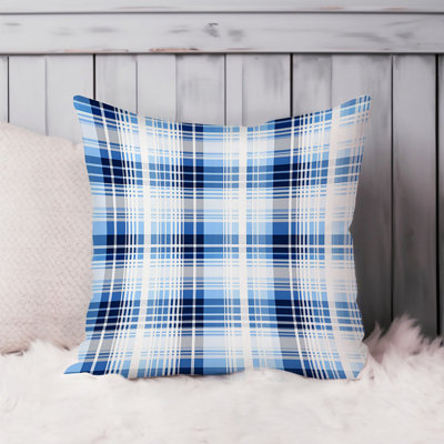 Blue Winter Plaid VIII Modern