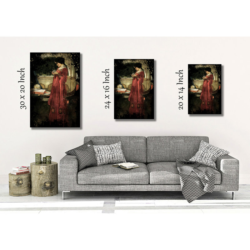 John William Waterhouse - Wrapped Canvas Print, 50cm H x 35cm W
