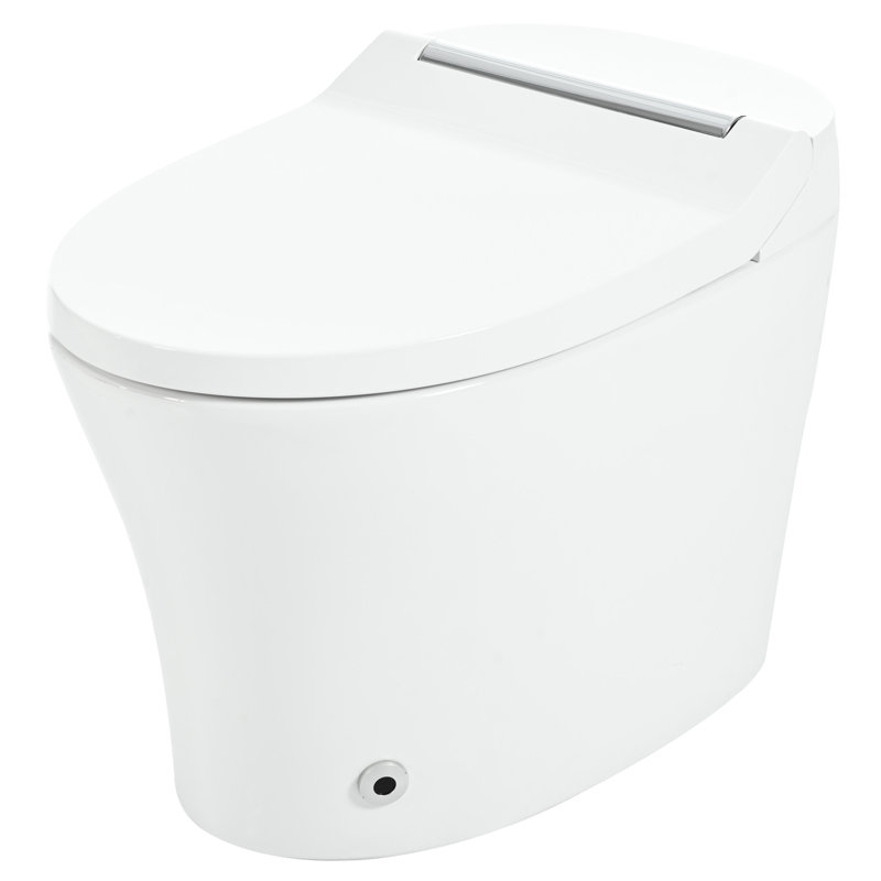 Toilette moderne et intelligente avec chasse d'eau en cas de panne de courant et système de chasse d'eau à utilisation confortable