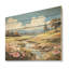 «Ephemeral Serenity Meadow I», art mural sur bois de pin naturel-101404116