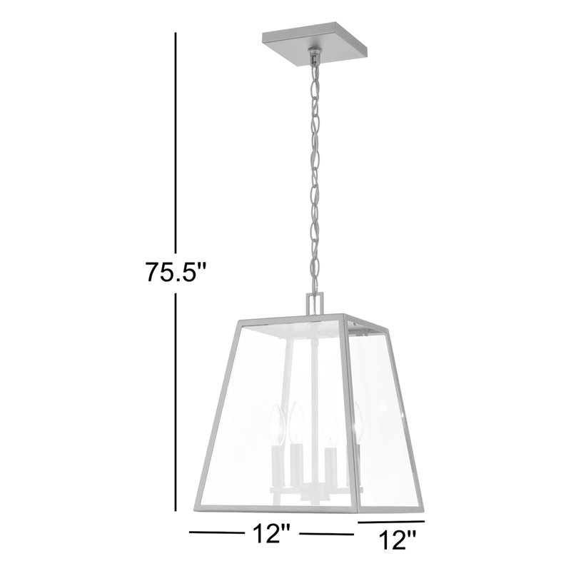 Avi 4 - Light Outdoor Pendant, Black