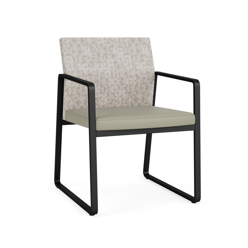 Chaise d'invité Gansett, Noir, Adler Caliente / Patriot Plus gris anthracite