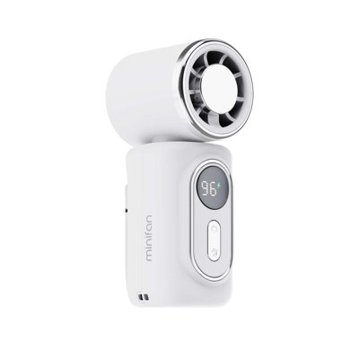 Kbndieu Mini Portable Handheld Clip Fan 3-in-1 Rechargeable 3000mAh Battery 5 Speeds 180 Adjustable Airflow