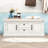 Storage Bench with 2 Drawers, 2 Cabinets and Removable Cushion for Entryway-1440841070