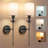 Battery Operated Wall Sconce, Battery Powered Wall Sconces Set Of Two Rechargeable Wall Lights With Remote Dimmable Wall Decor For Bedroom Living Room-1262639165-1262639164