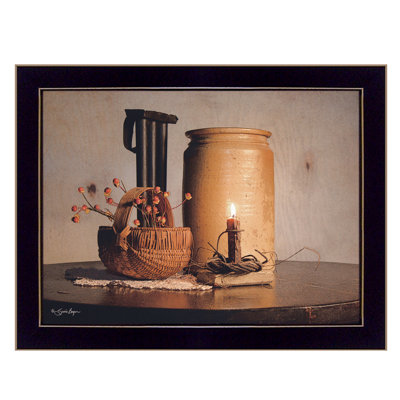Bittersweet Basket Framed Wall Art for Living Room, Home Wall Décor Print by Susan Boyer