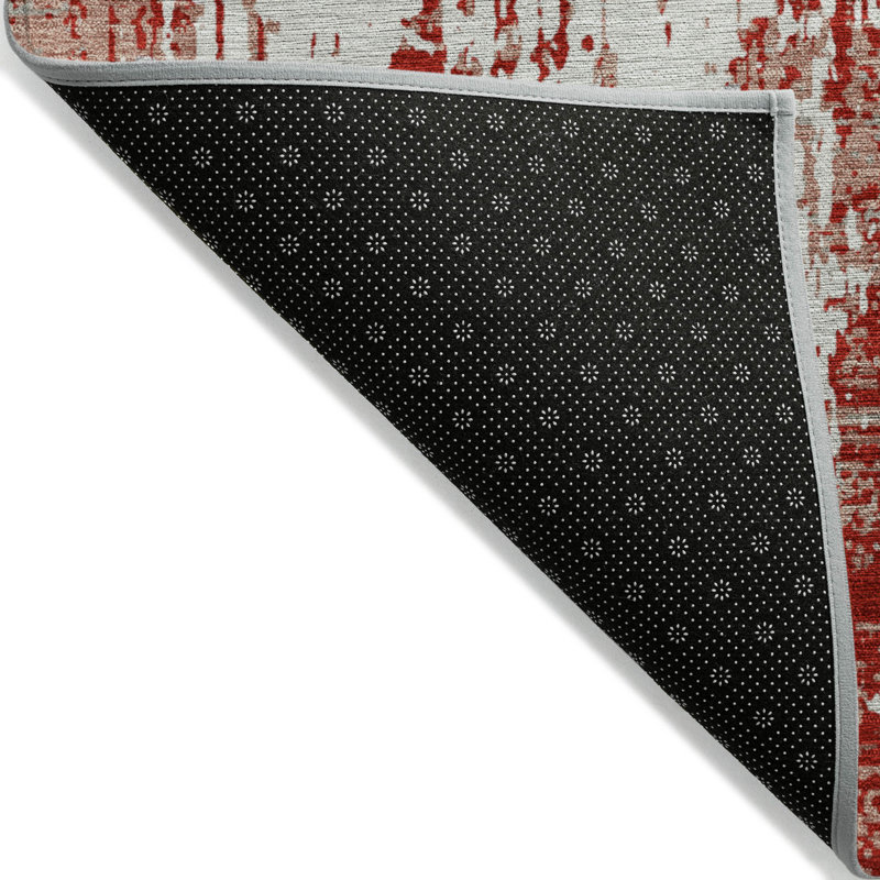Tapis intérieur / extérieur rouge Caelan , 10 pi x 14 pi