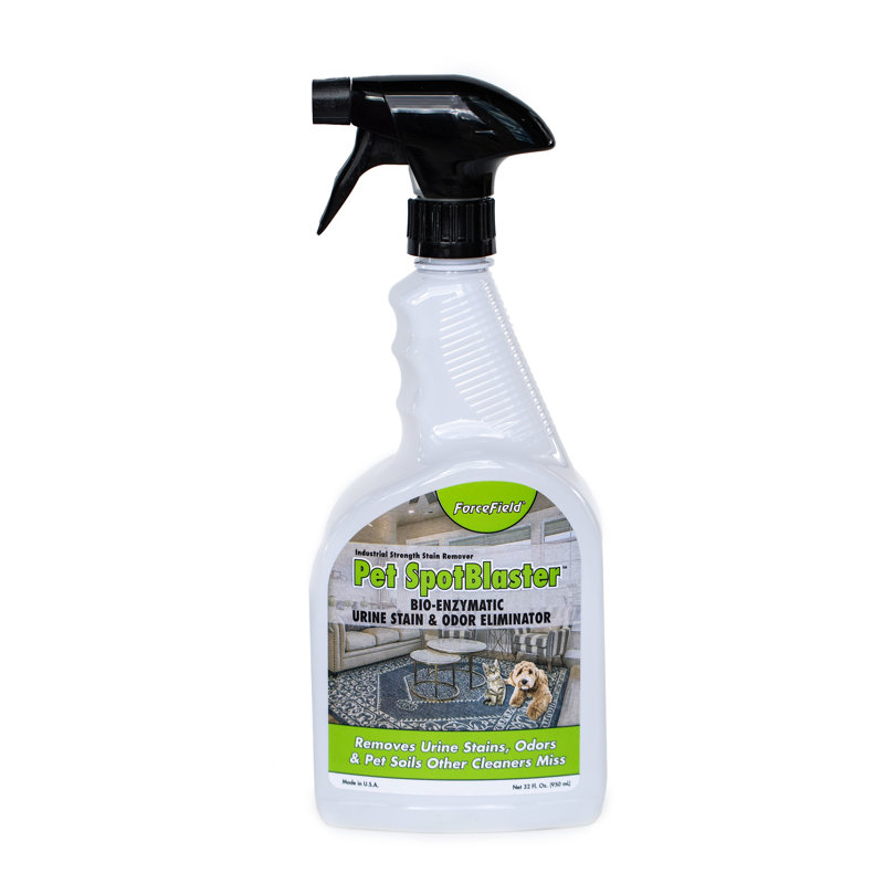 ForceField Pet SpotBlaster & Odour Remover – Bio-Enzymatic Carpet & Upholstery Cleaner for Urine & Organic Stains